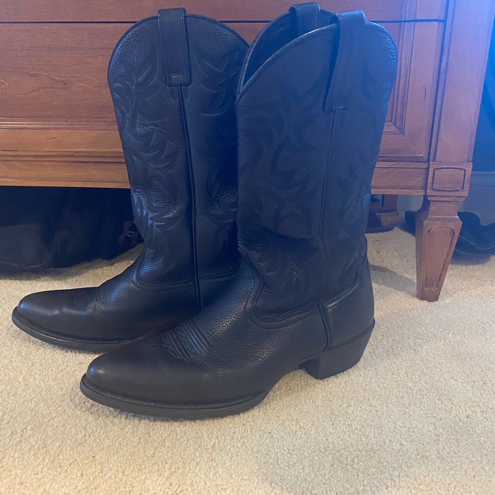 ARIAT MENS BLACK COWBOY BOOTS